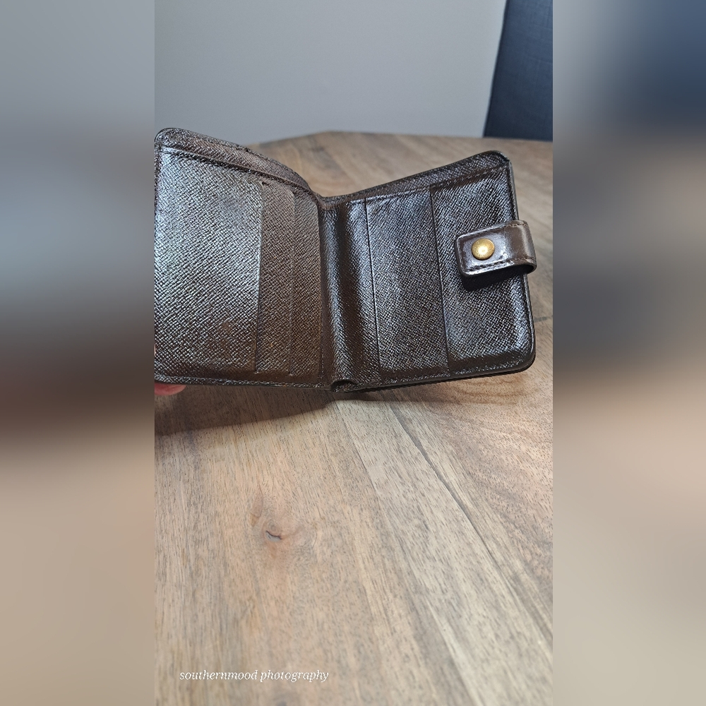 Louis Vuitton Damier Ebene Compact Wallet - Picture 7 of 15
